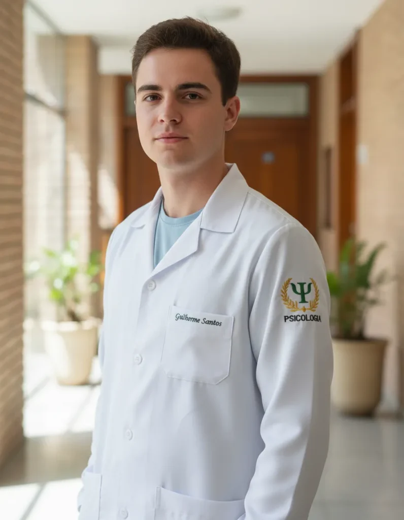 jaleco bordado psicologia